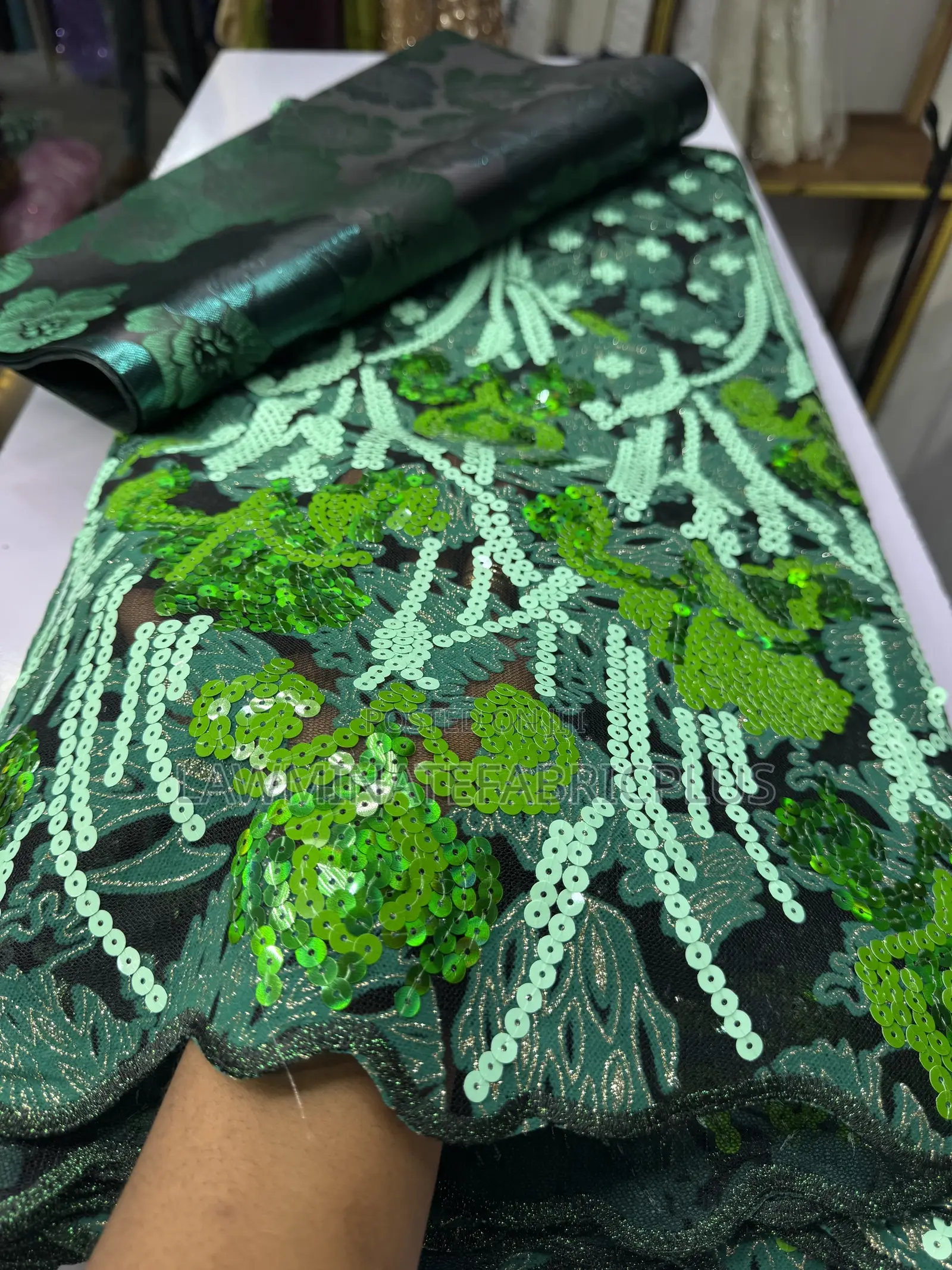 Turkey Flocked Lace