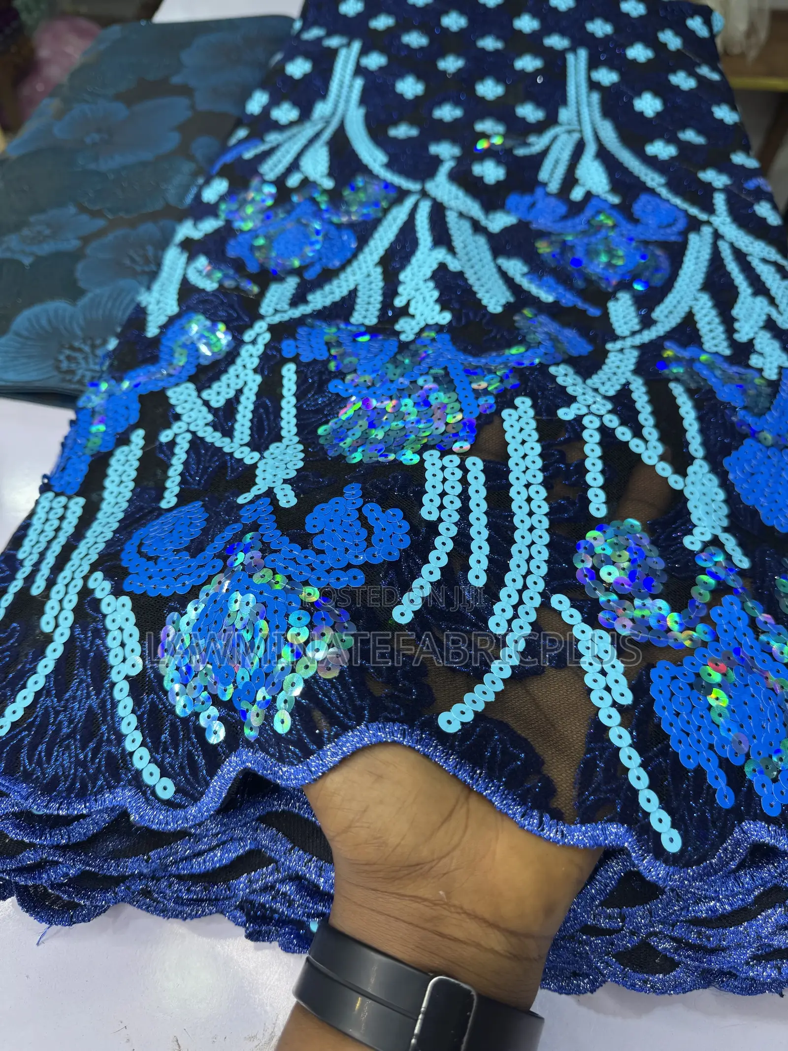 Turkey Flocked Lace