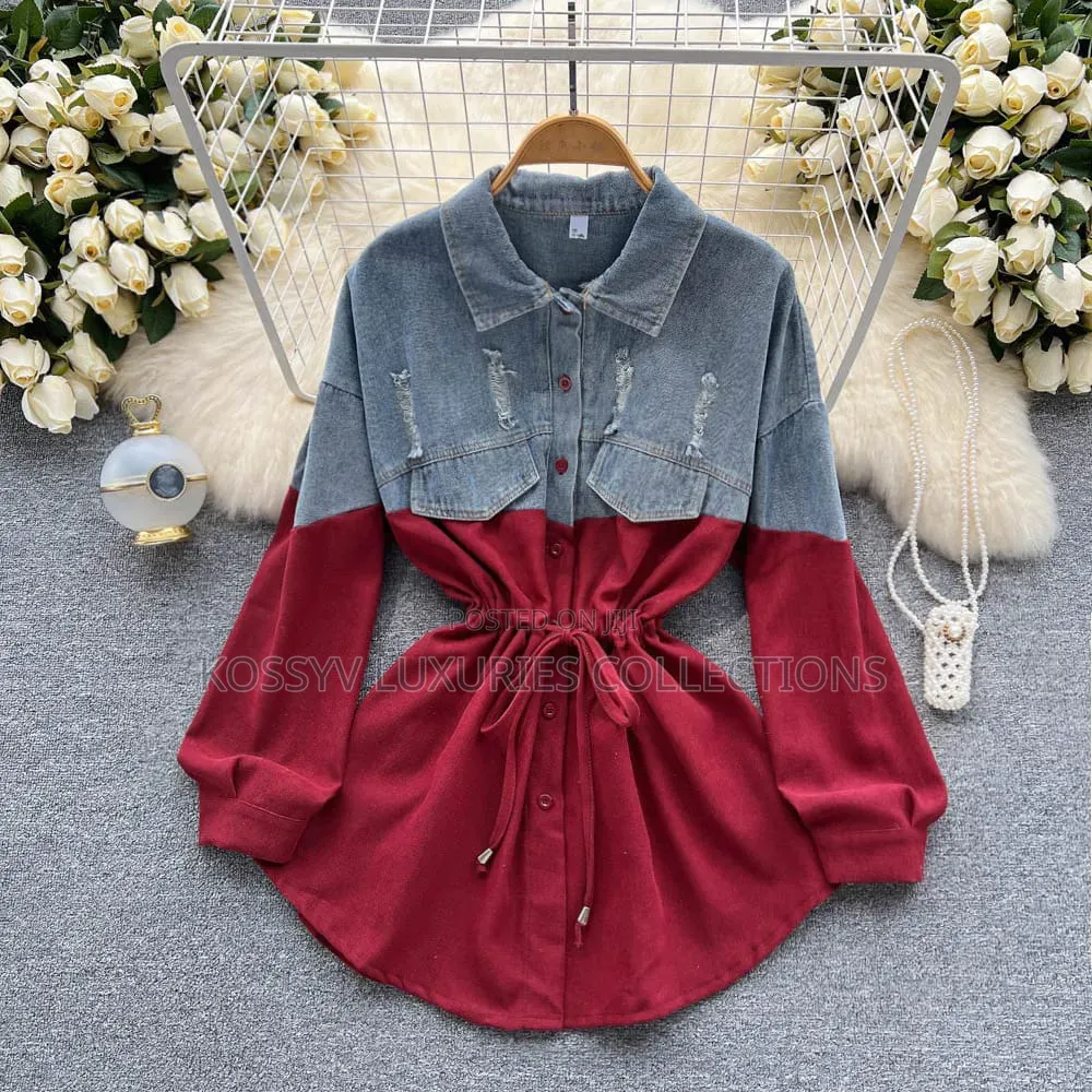 New in .
High Quality Denim Top Available in All the Colors