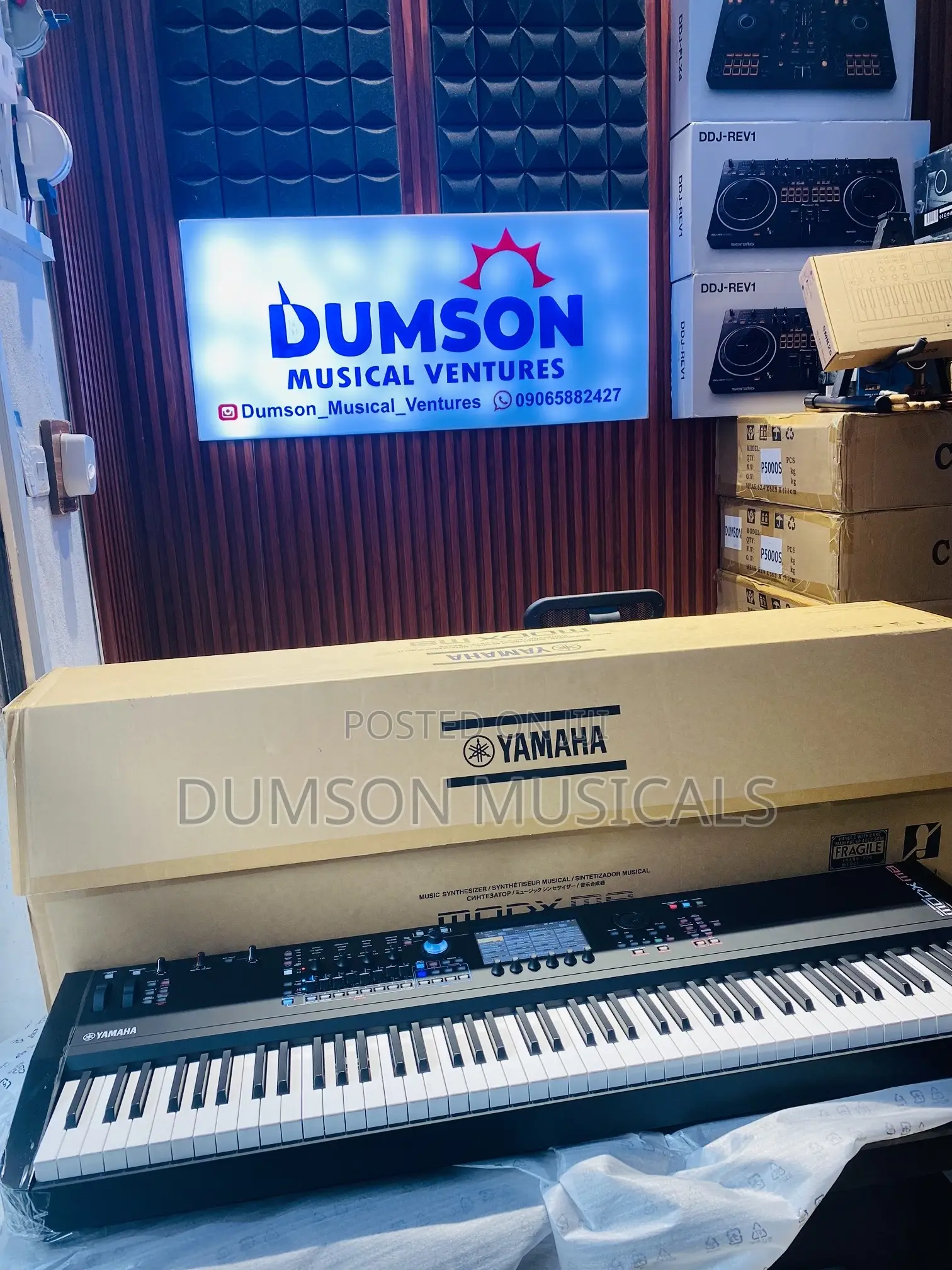 Original Yamaha Keyboard Modx M8 Complete 88 Key's