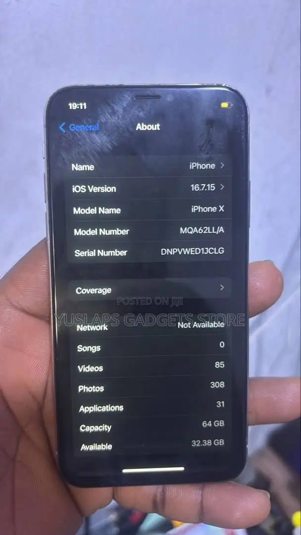 Apple iPhone X 64 GB White