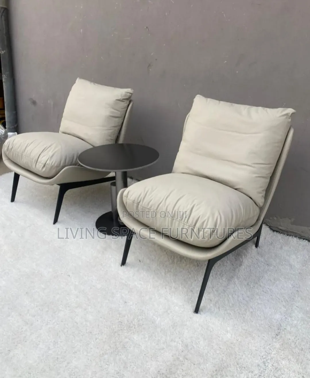 Newly Modern Two Accent Chairs