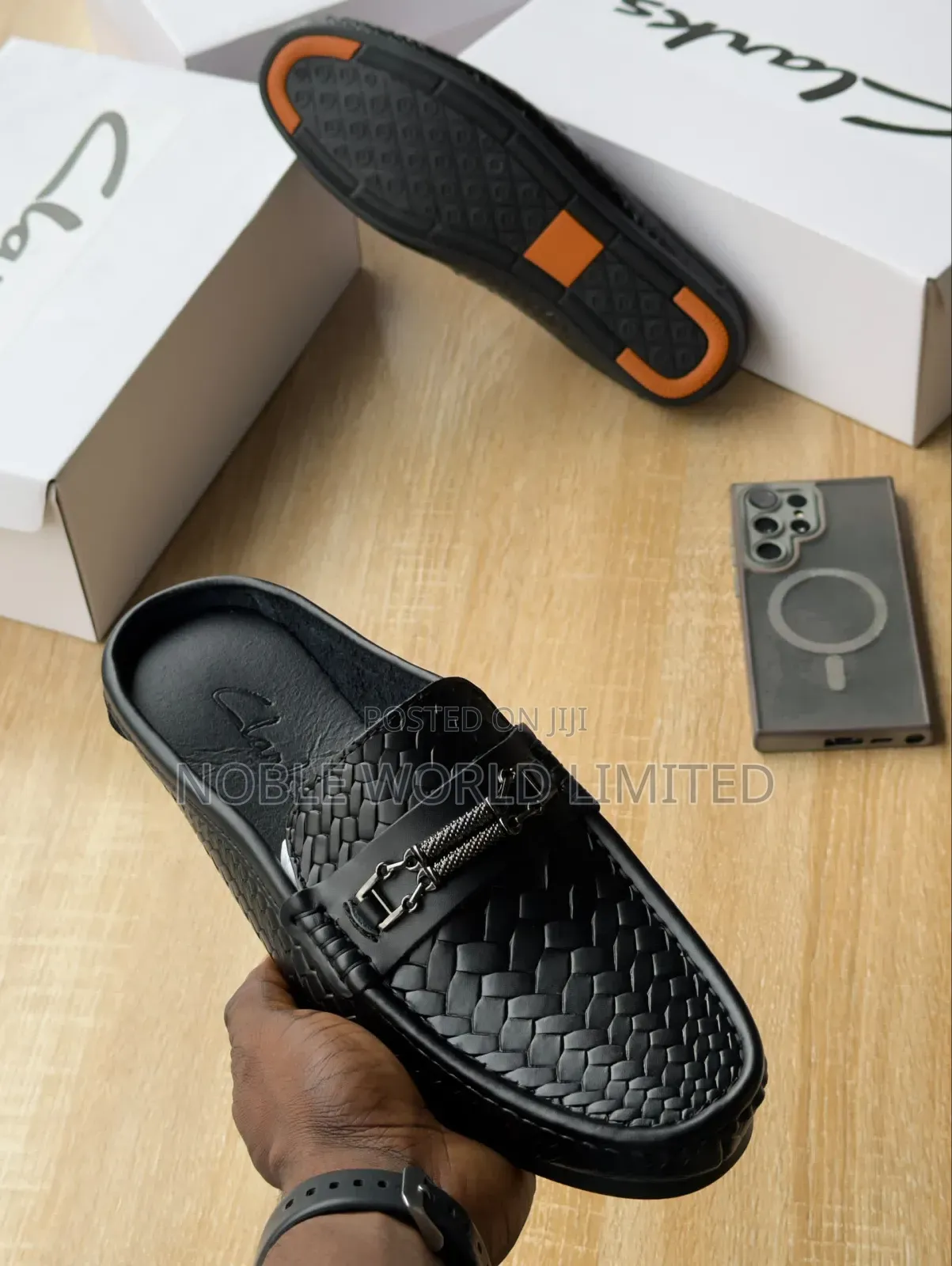 Men's Black/Brown Classy Half Shoes ABL 7f