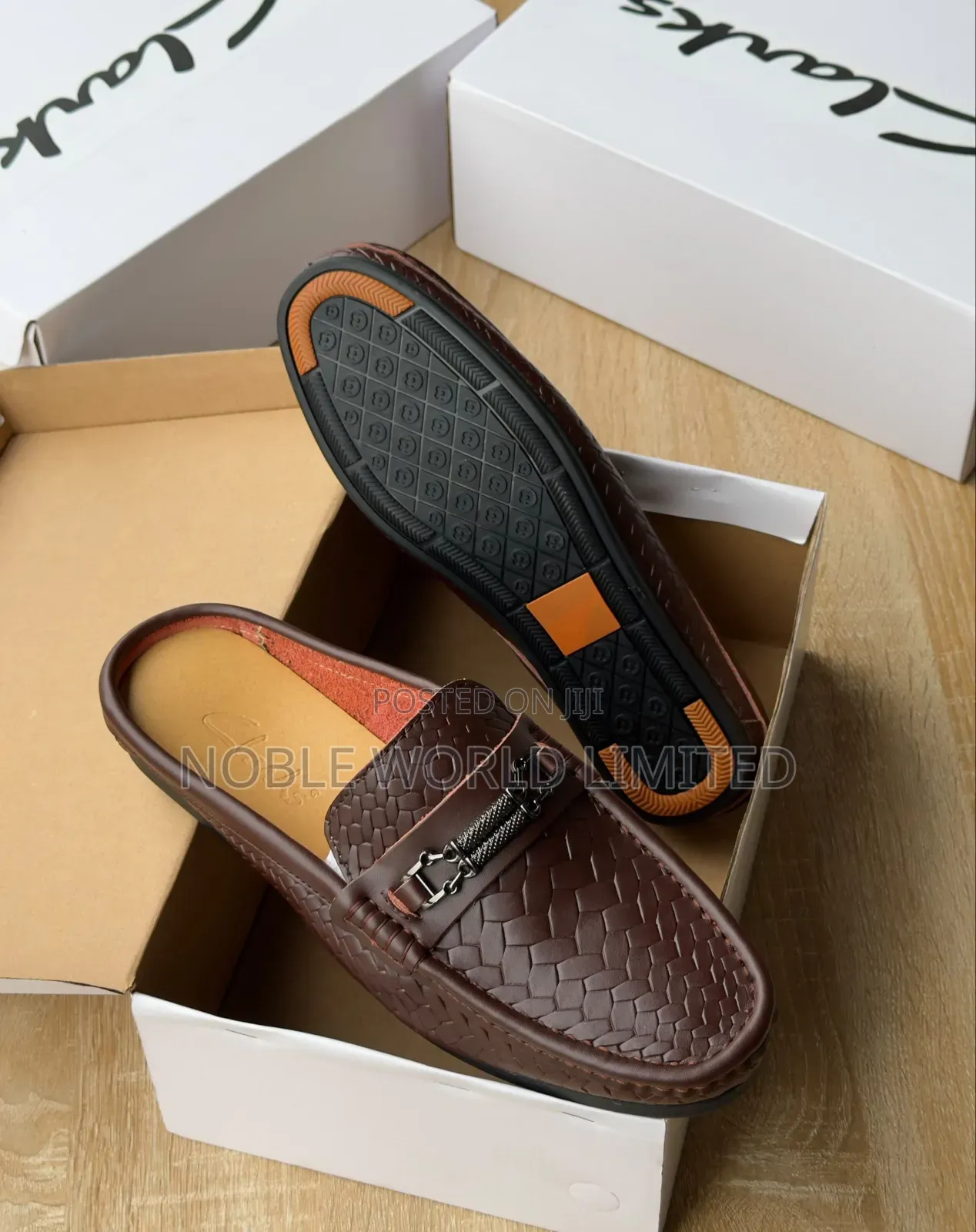 Men's Black/Brown Classy Half Shoes ABL 7f