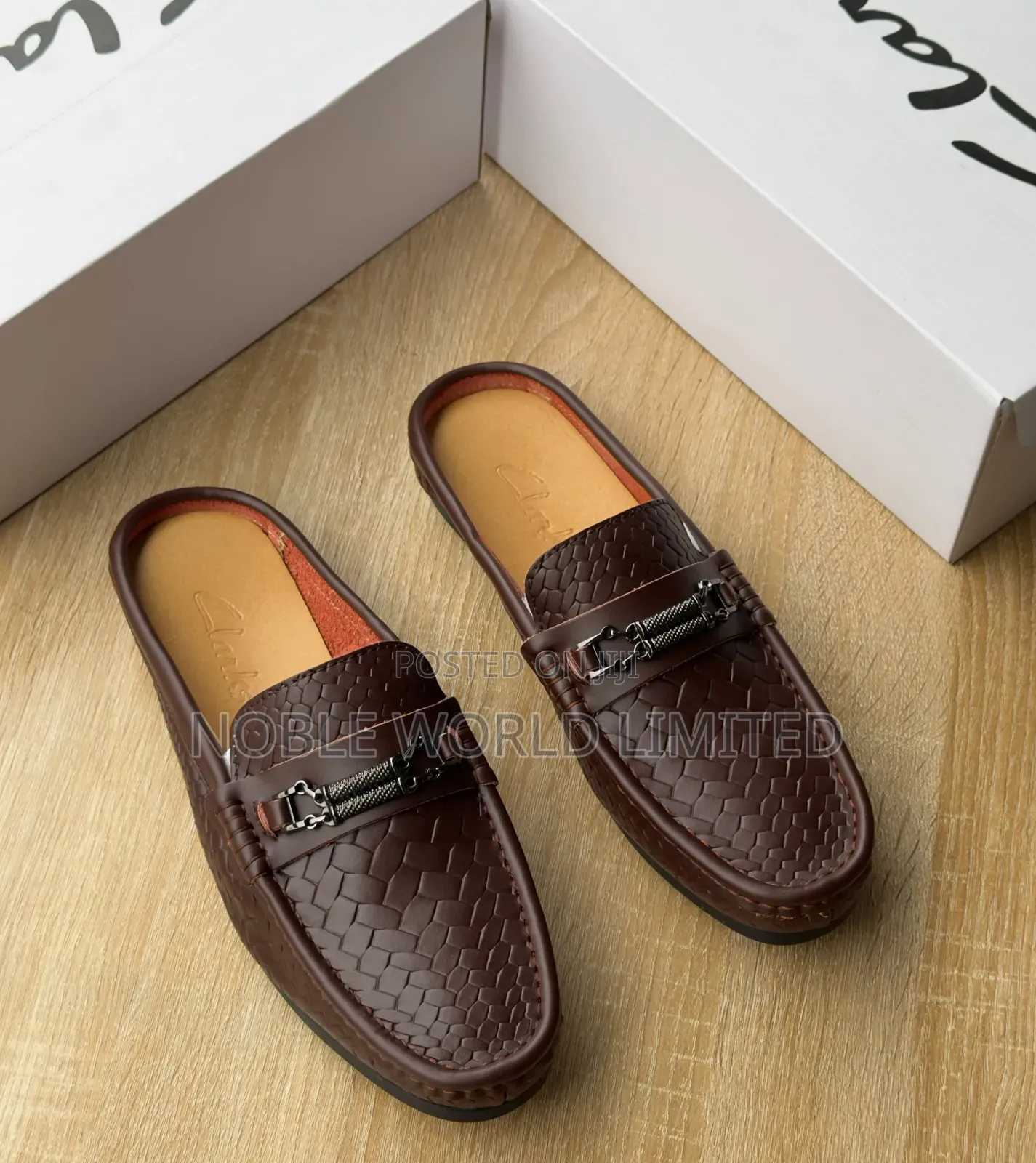 Men's Black/Brown Classy Half Shoes ABL 7f