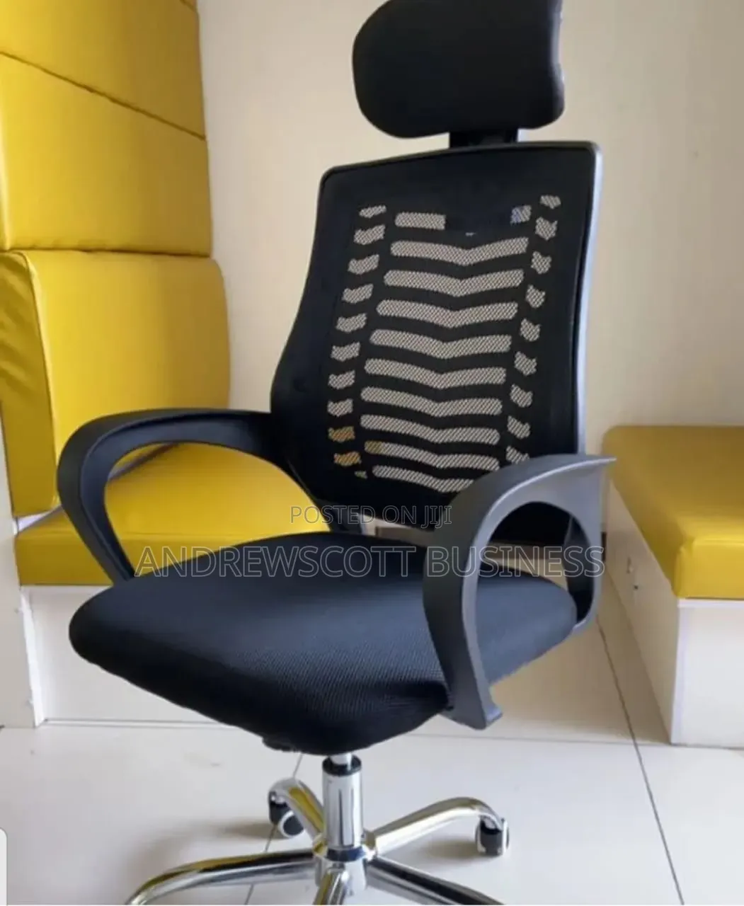 Brand New Model 5003 Office Mesh Swivel Chair With Headrest