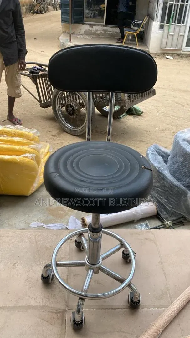 Mini Swivel Lab Chair With Backrest
