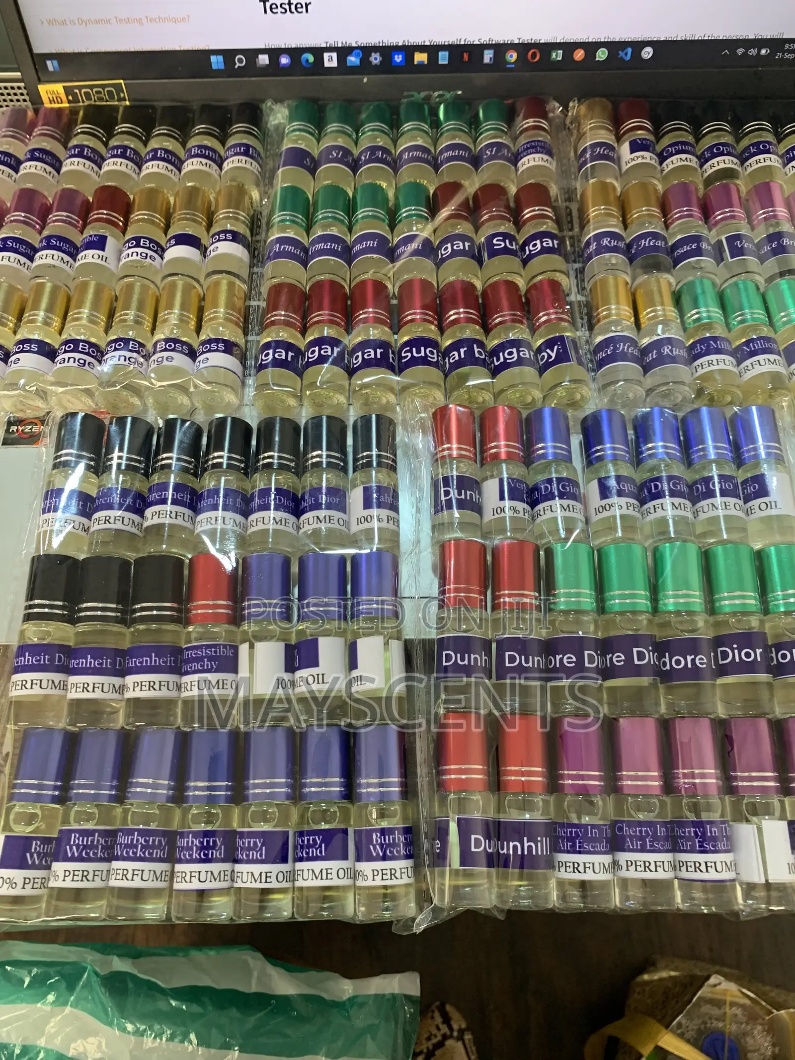 3ml Perfume Oil Wholesale – ₦5,000 Per Dozen | Long Lasting