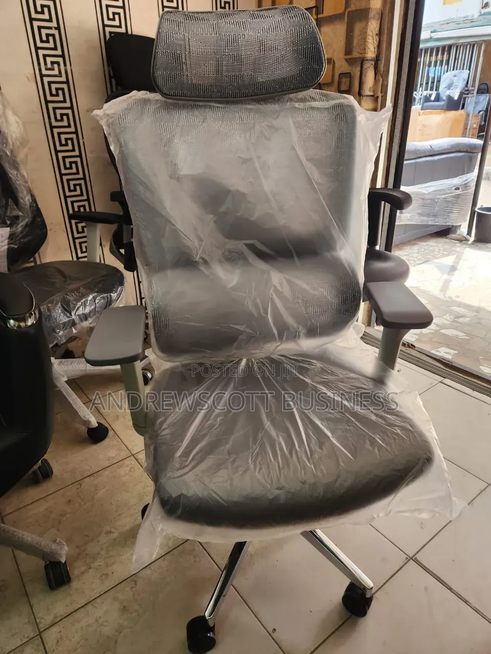 Brand New Executive Office Grey Colour Chair