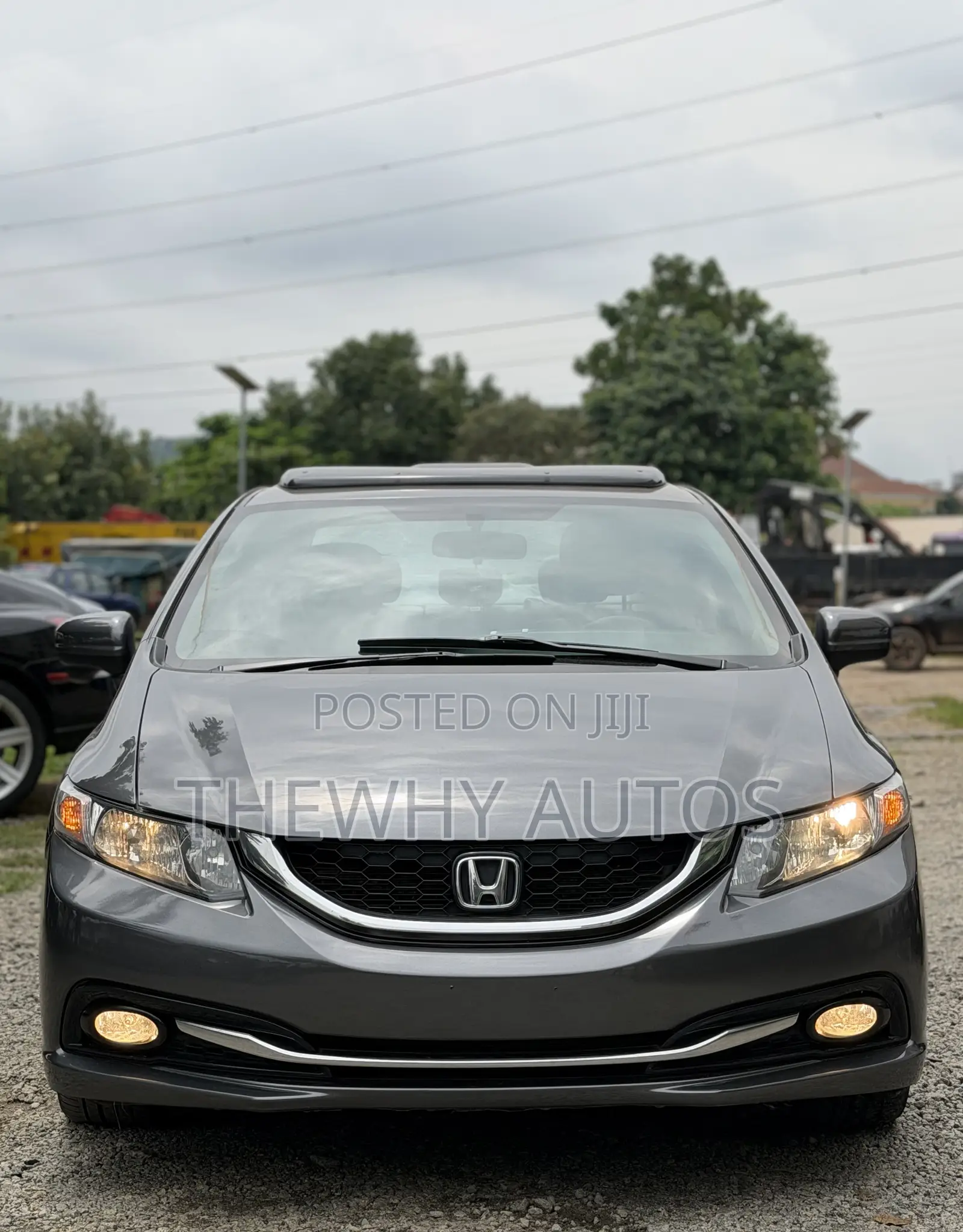 Honda Civic EX-L 4dr Sedan w/Nav (1.8L 4cyl CVT) 2014 Gray