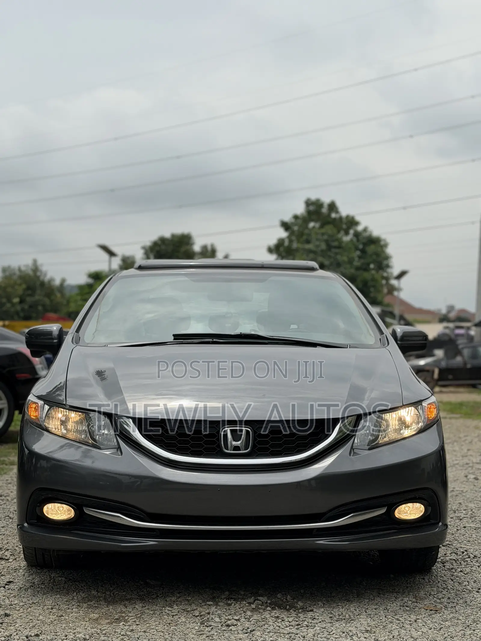 Honda Civic EX-L 4dr Sedan w/Nav (1.8L 4cyl CVT) 2014 Gray