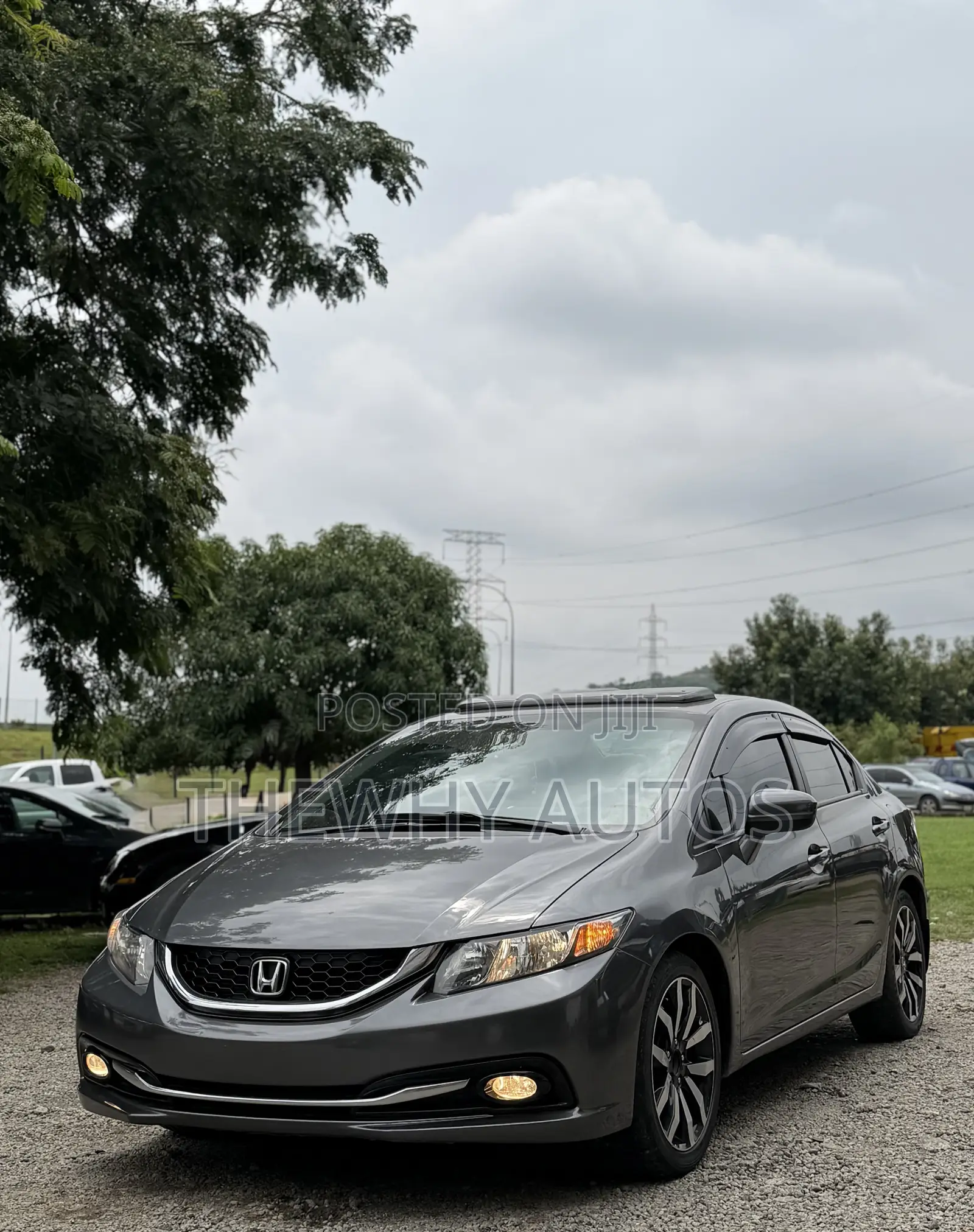Honda Civic EX-L 4dr Sedan w/Nav (1.8L 4cyl CVT) 2014 Gray
