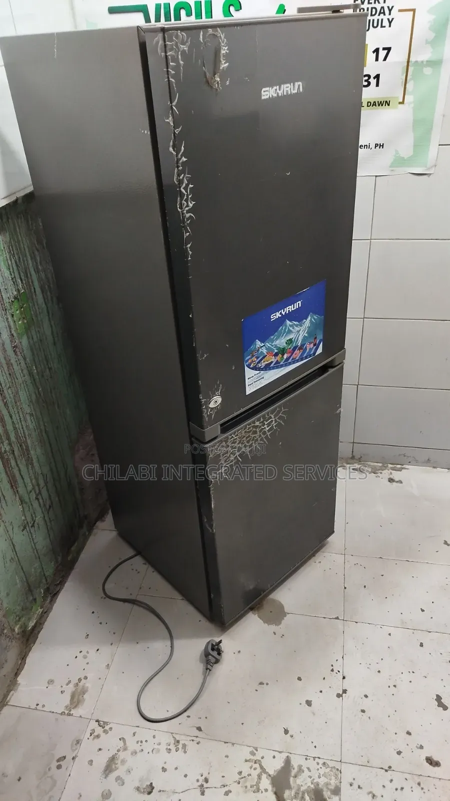 2 Months Old Almost New Clean Skyrun Double Door Refrigerator +Freezer