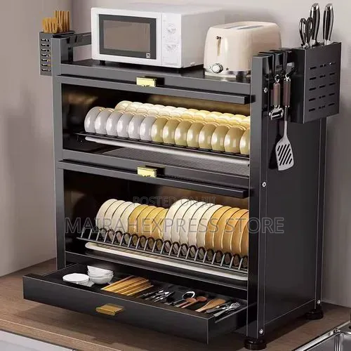Luxury Cabinet Multi-Functional Dish Rack 2st7