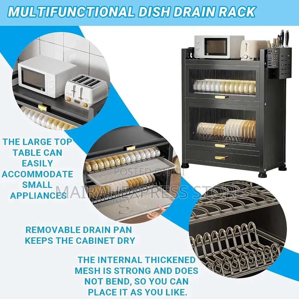 Luxury Cabinet Multi-Functional Dish Rack 2st7