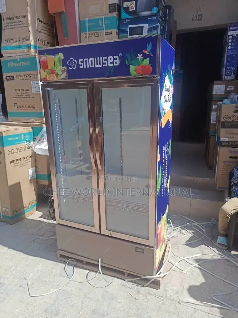 Original Snowsea Double Sided 700l Display Chiller With 2years Warrant