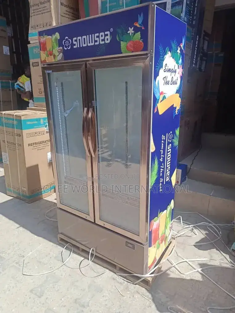 Original Snowsea Double Sided 700l Display Chiller With 2years Warrant