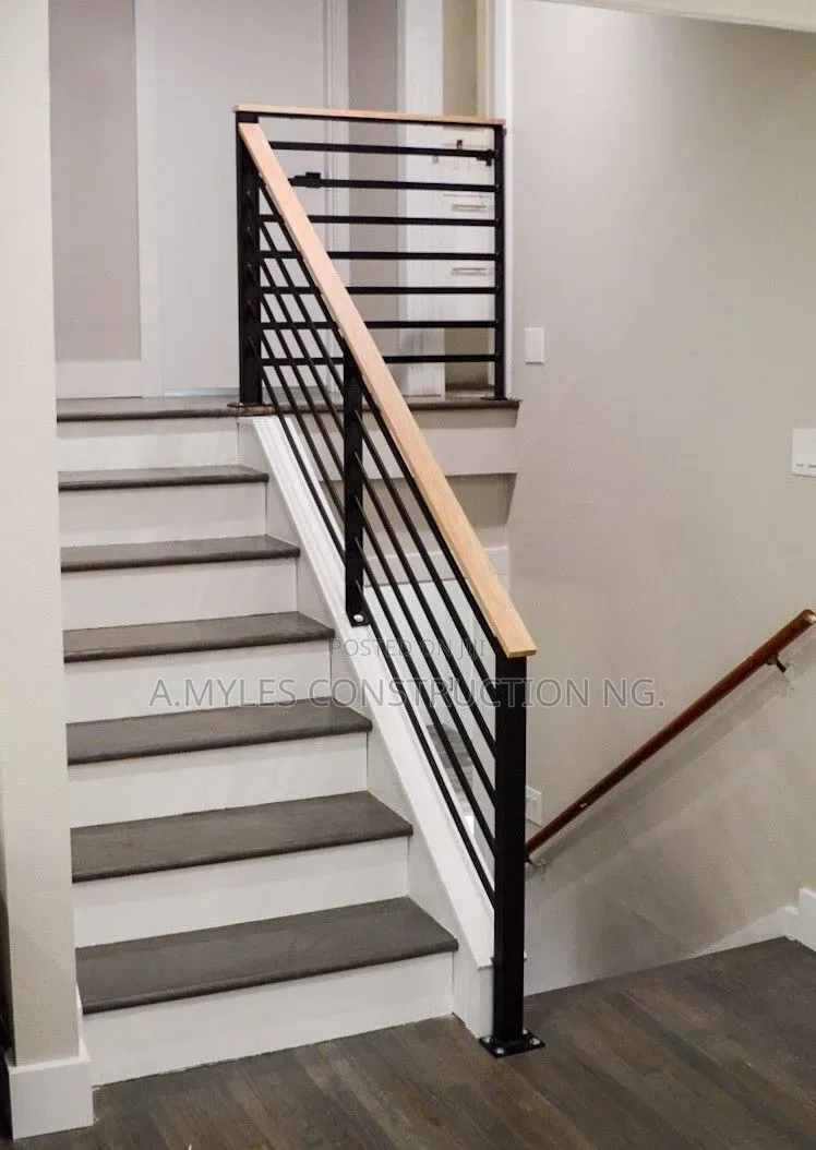 Wooden Rail Iron Top