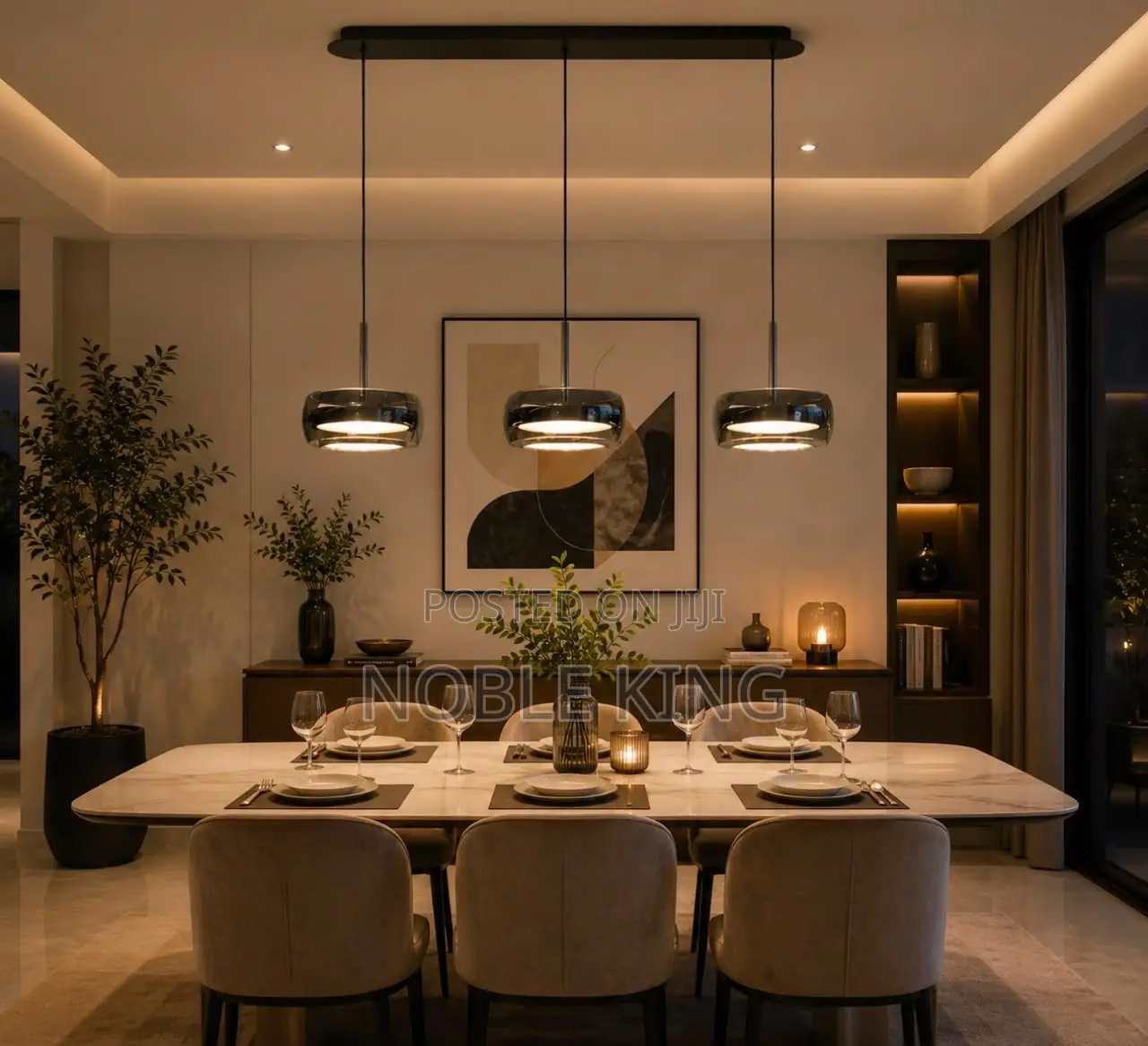 LED Glass Pendant Lamp With Remote Control Glass Adjustable Pendant