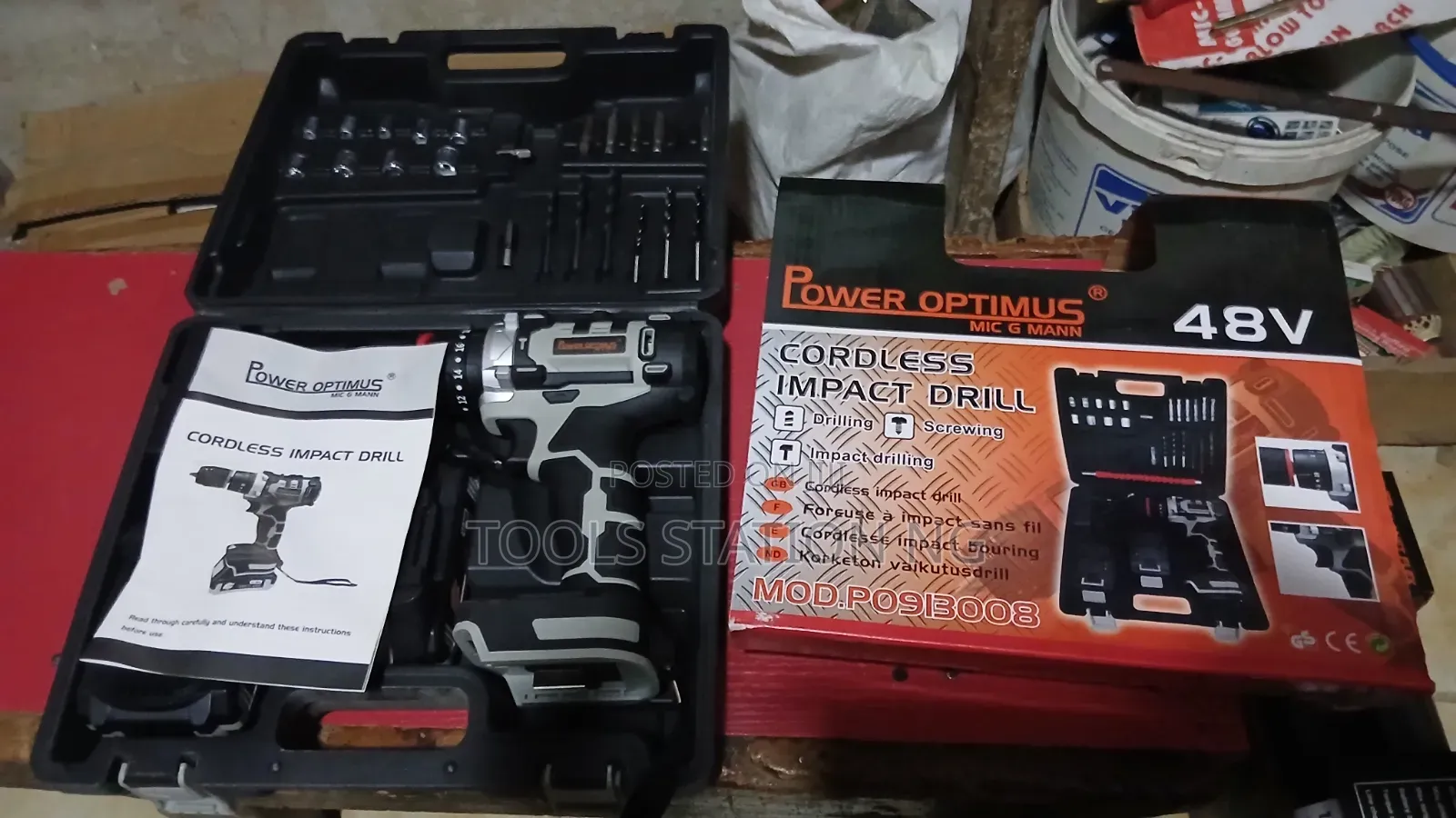 Power Optimus 48v. Cordless Impact Drill
