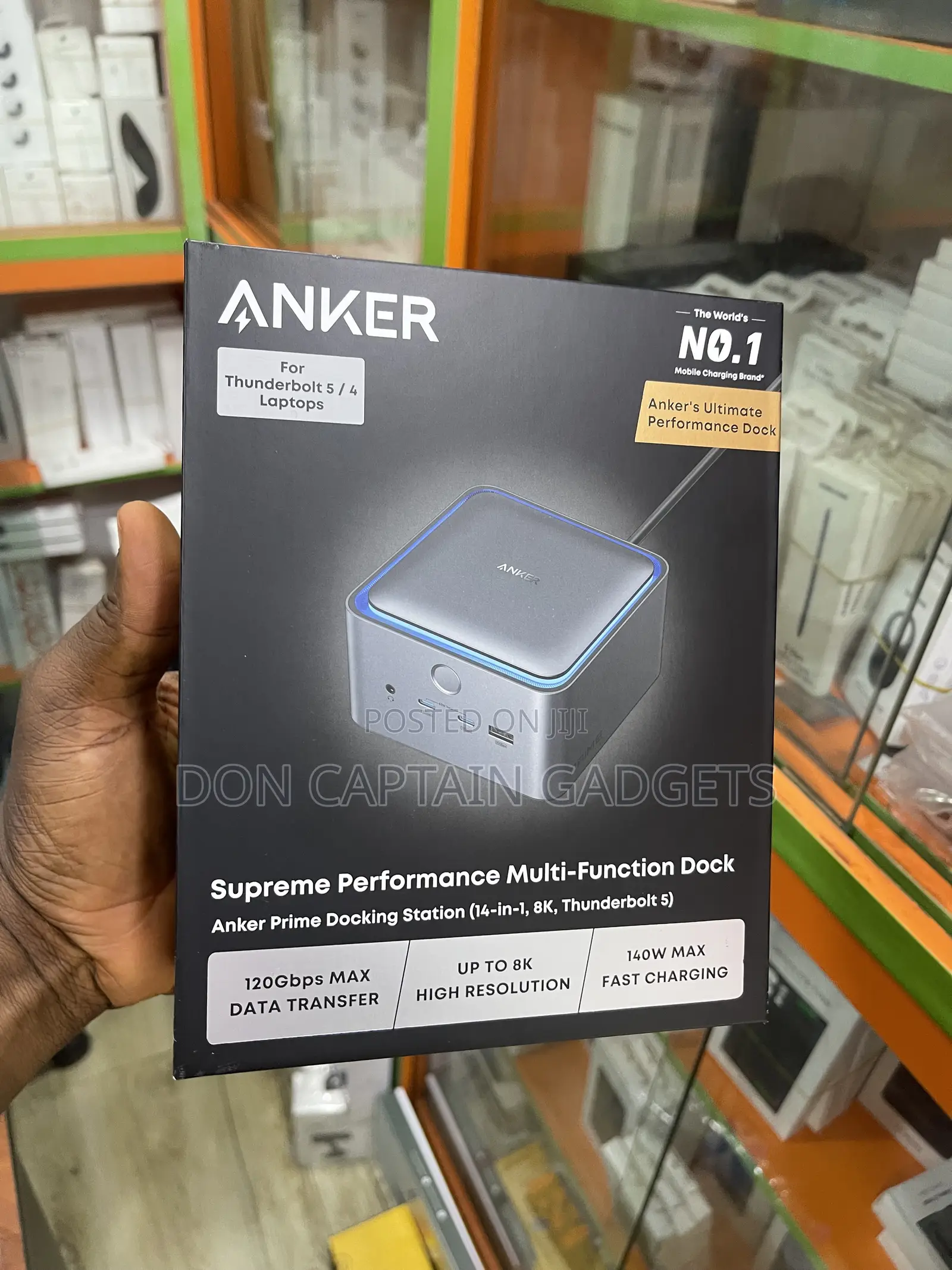 Anker Prime Docking Station 140W + 120gbps 14in1 Thunderbolt 5 / 4