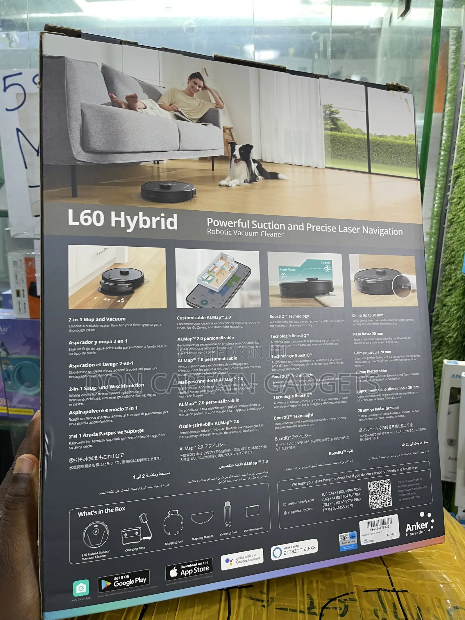 Eufy L60 Hybrid Robotic Vacuum Cleaner