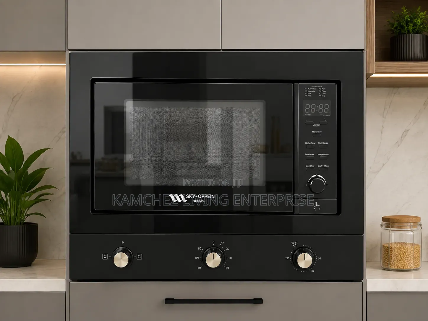 25L Built-in Microwave – Stylish Modern Kitchen Essentials