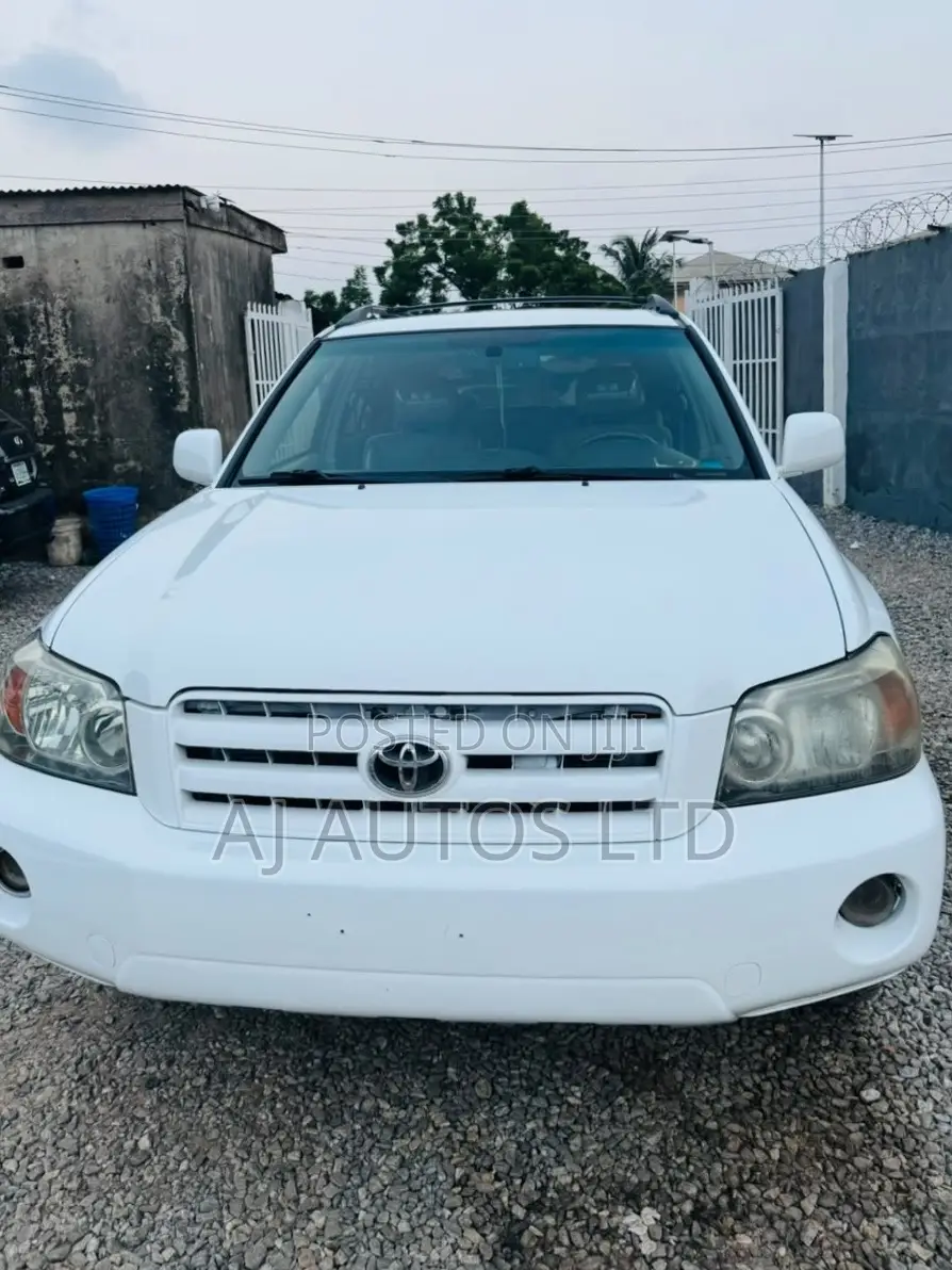 Toyota Highlander Limited V6 2007 White