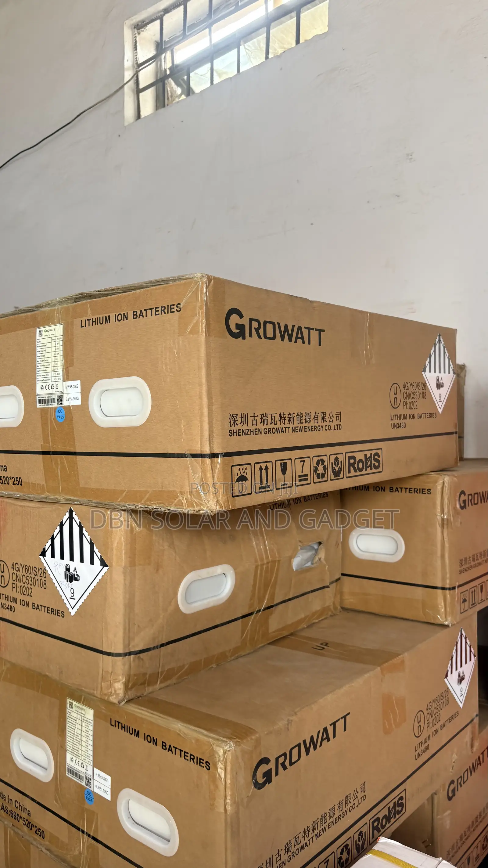 5kwh 48v Growatt Solar Lithium Ion Battery in Stock