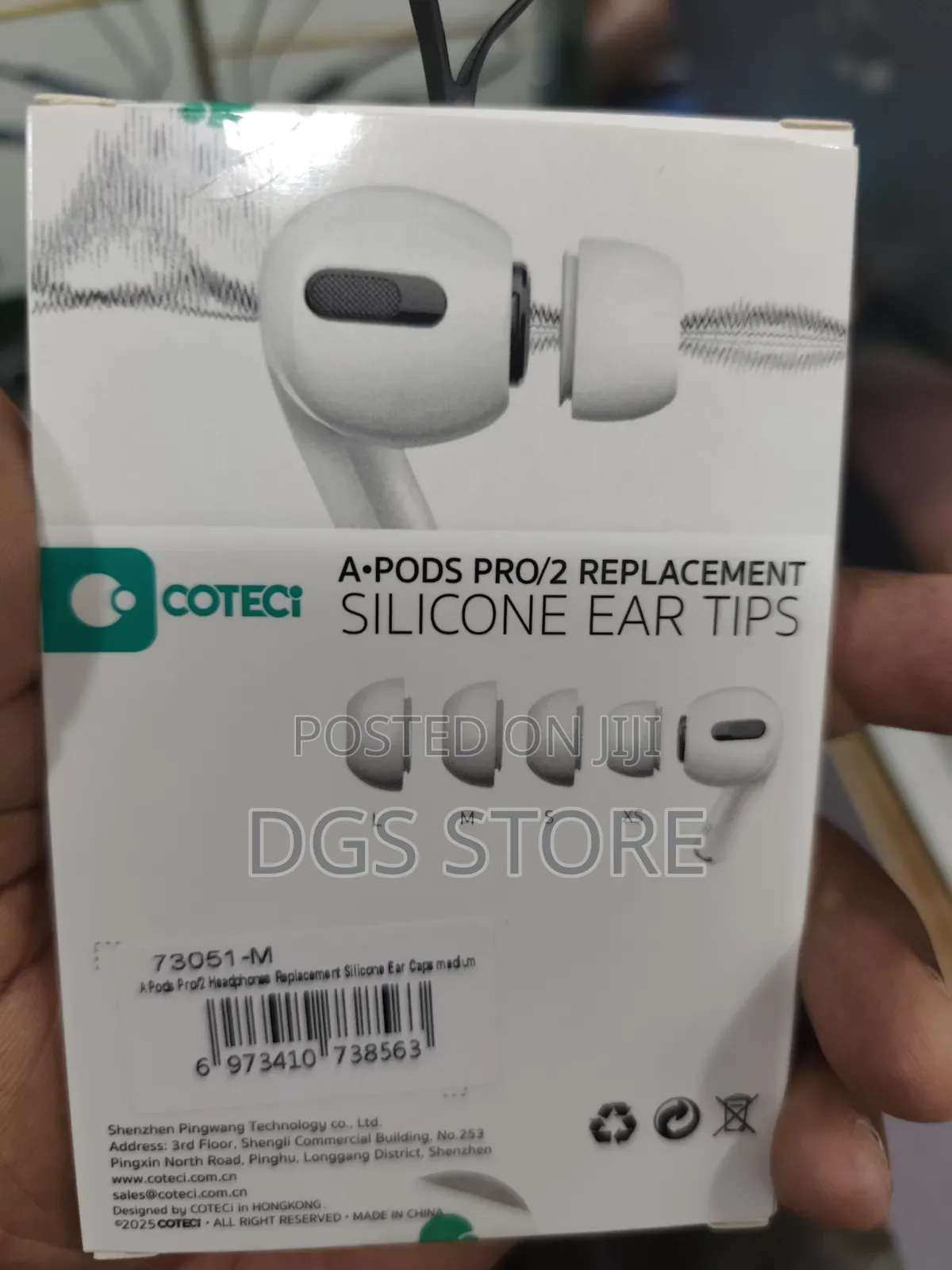 Coteci Airpods Pro 2 1st 2nd Generation Replacement Silicone Eartips