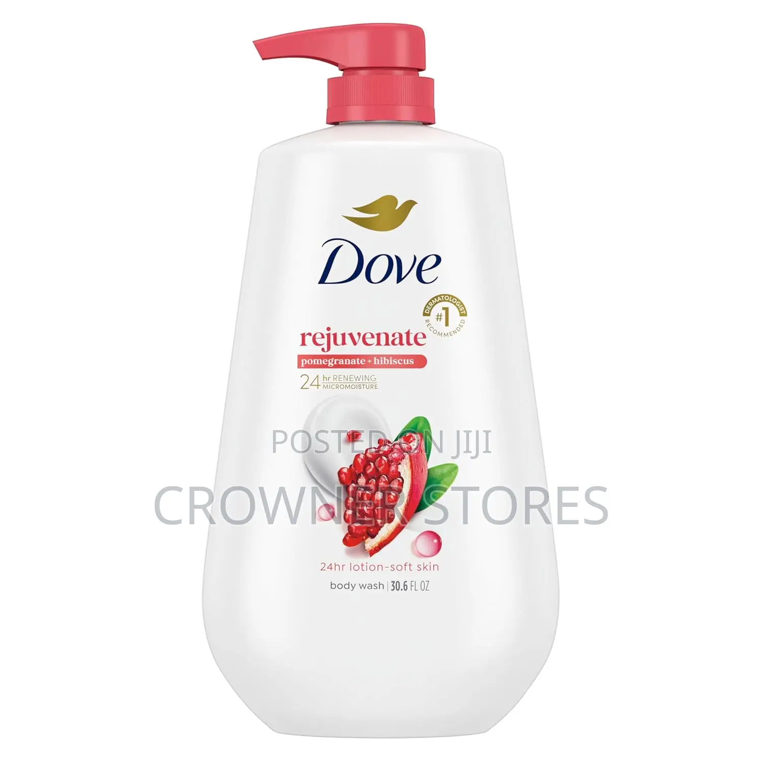 Dove Body Wash for Women Rejuvenating Pomegranate Hibiscus All Skin,