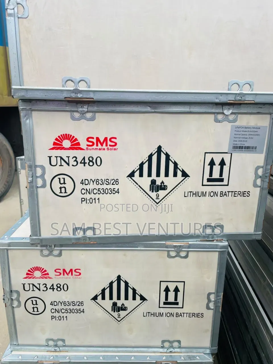 5kwh 24v SMS Solar Lithium Batteries