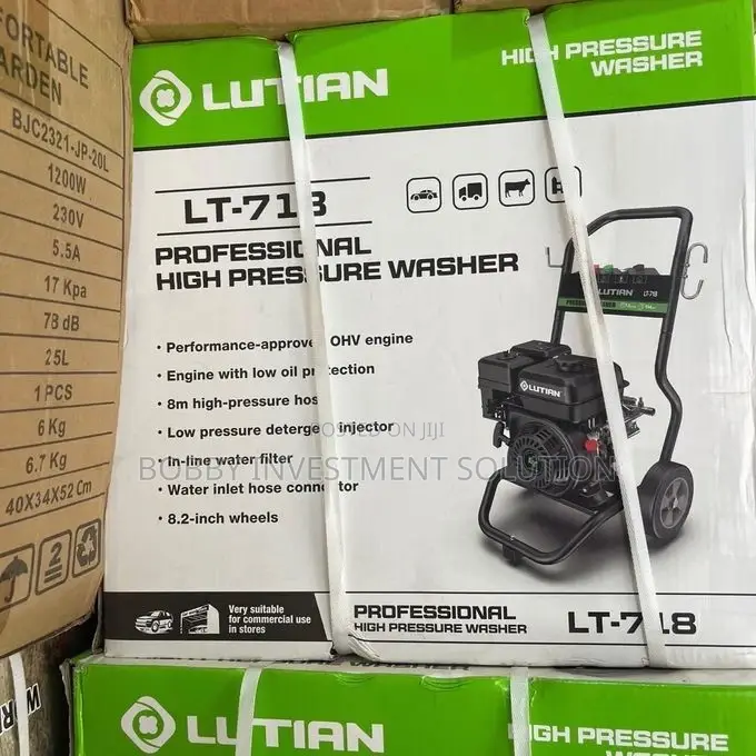 Lutian Super High Pressure Washer 7HP Gasoline Engine Wash Machine
