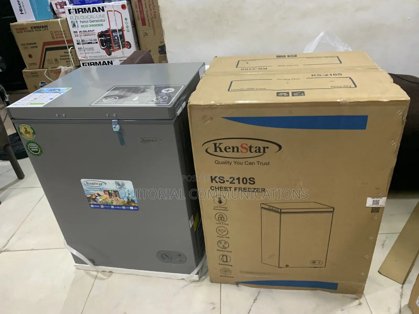 Kenstar KS-210S 142L Freezer for Meat, Fish and Food
