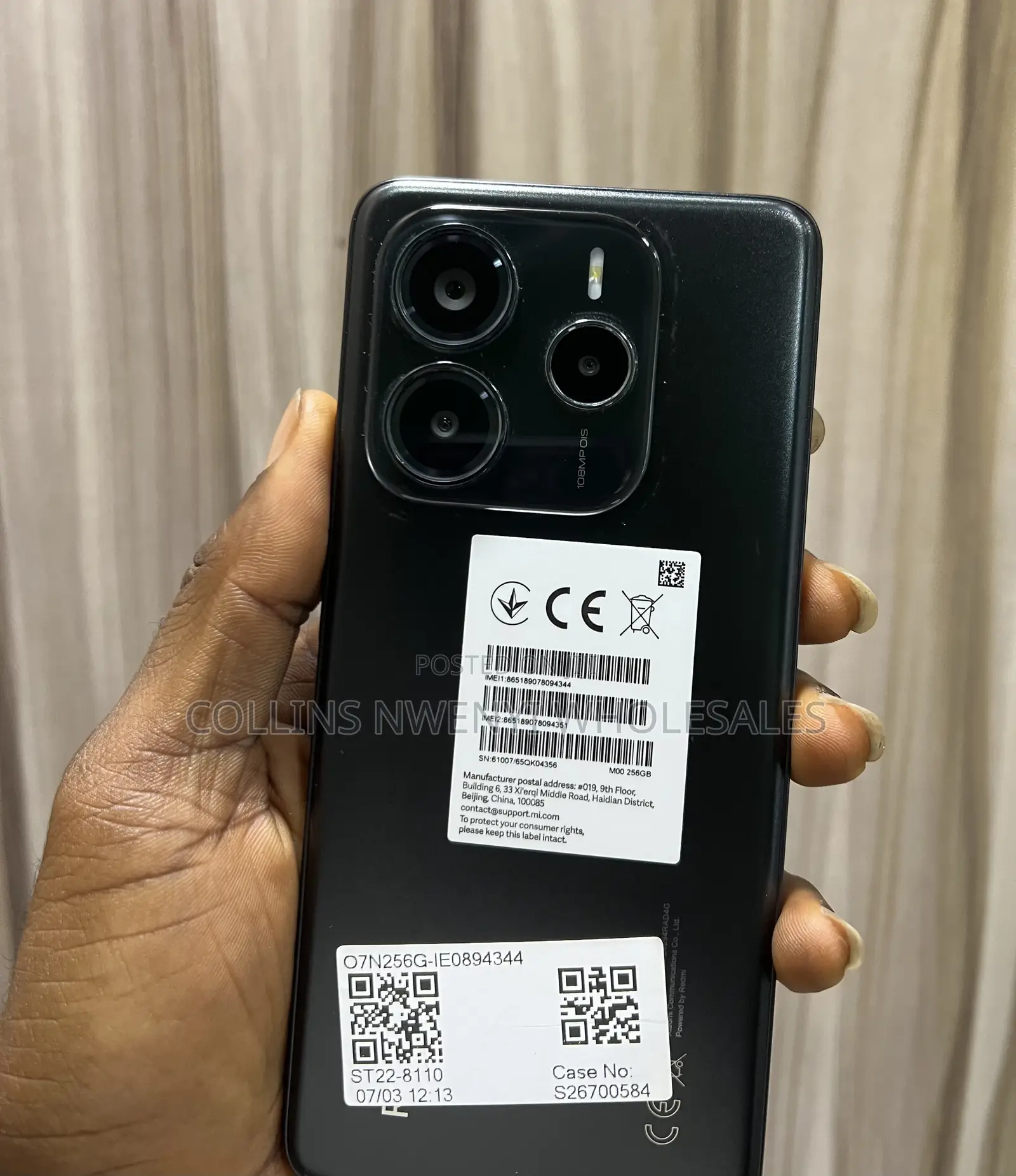 Xiaomi Redmi Note 14 5G 256 GB Black