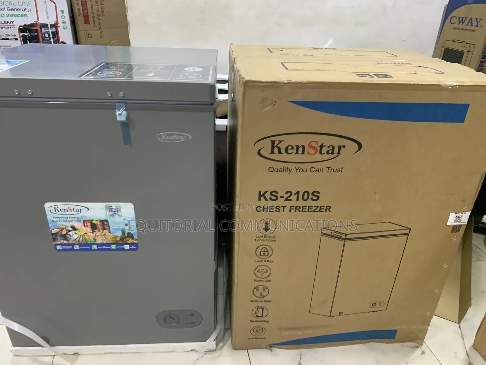 Kenstar KS-210S Powerful 142L Cold Storage Freezer