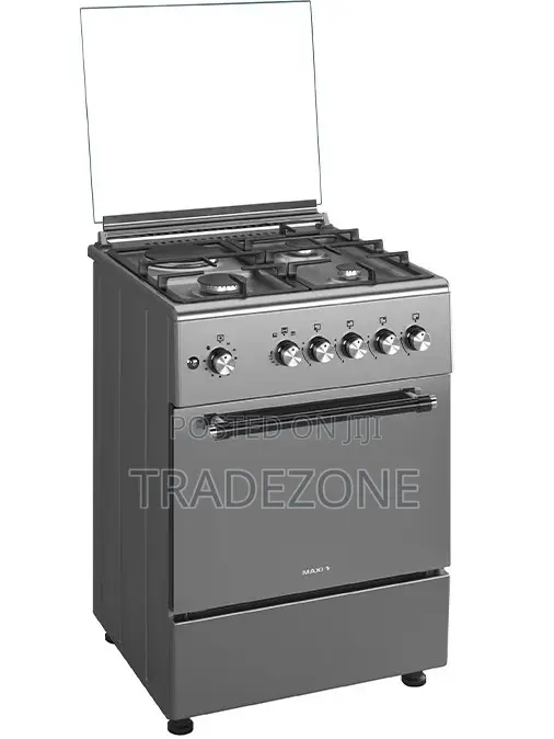 Maxi 60*60 3+1 Standing Gas Cooker- M4 Inox