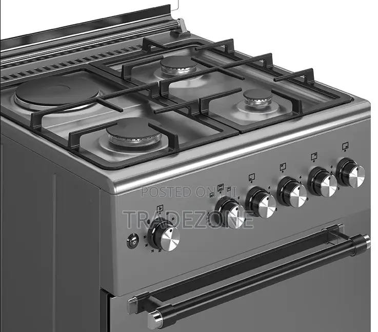 Maxi 60*60 3+1 Standing Gas Cooker- M4 Inox