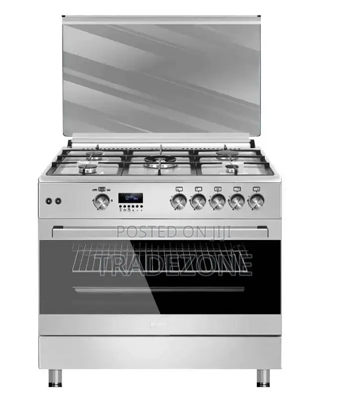 Maxi Gas Cooker 60x90 CM (5) Burners Shine Line Inox (FK962DSS)
