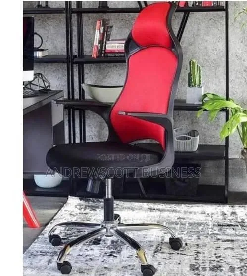 Brand New Executive Fish Handle Model 2112 Red Swivel Office Chair