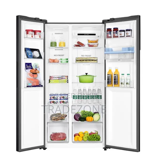 Haier Thermocool Side by Side Ref SXS Frost Ht Ref HRF-540wbs R6 BLK