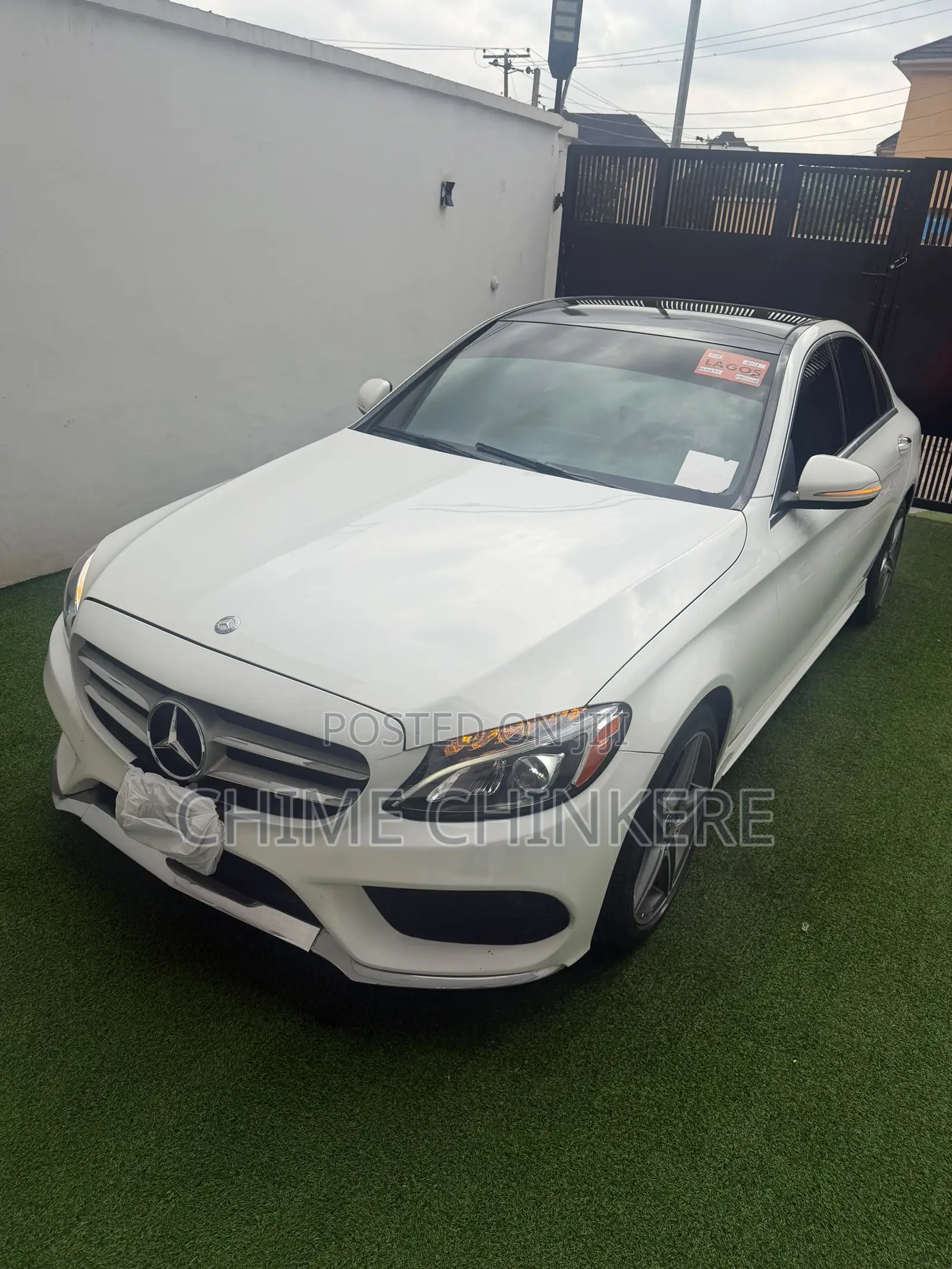 Mercedes-Benz C400 4Matic AWD Sedan (3.0L V6 7A) 2015 White