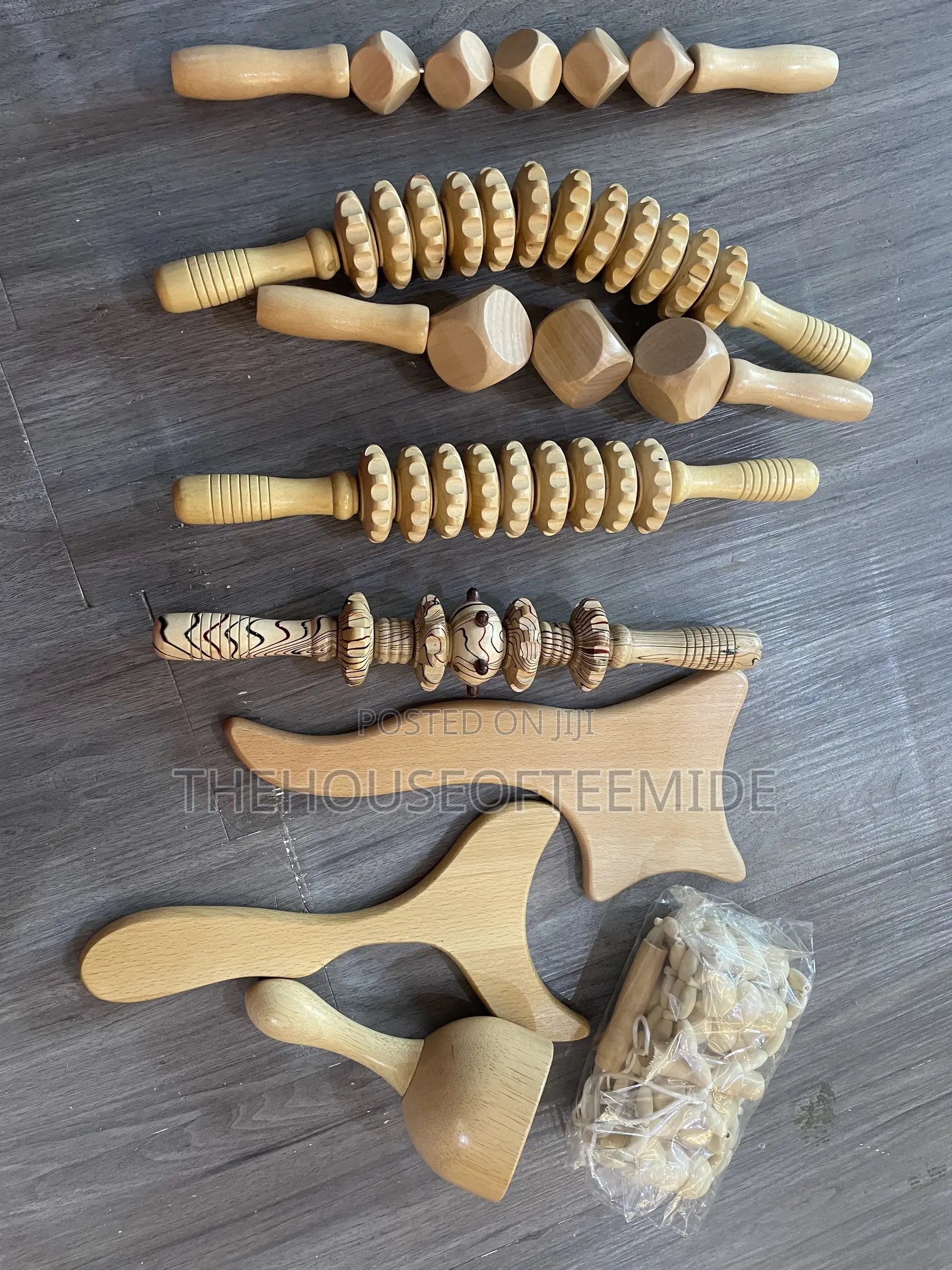 Wooden Massager Set