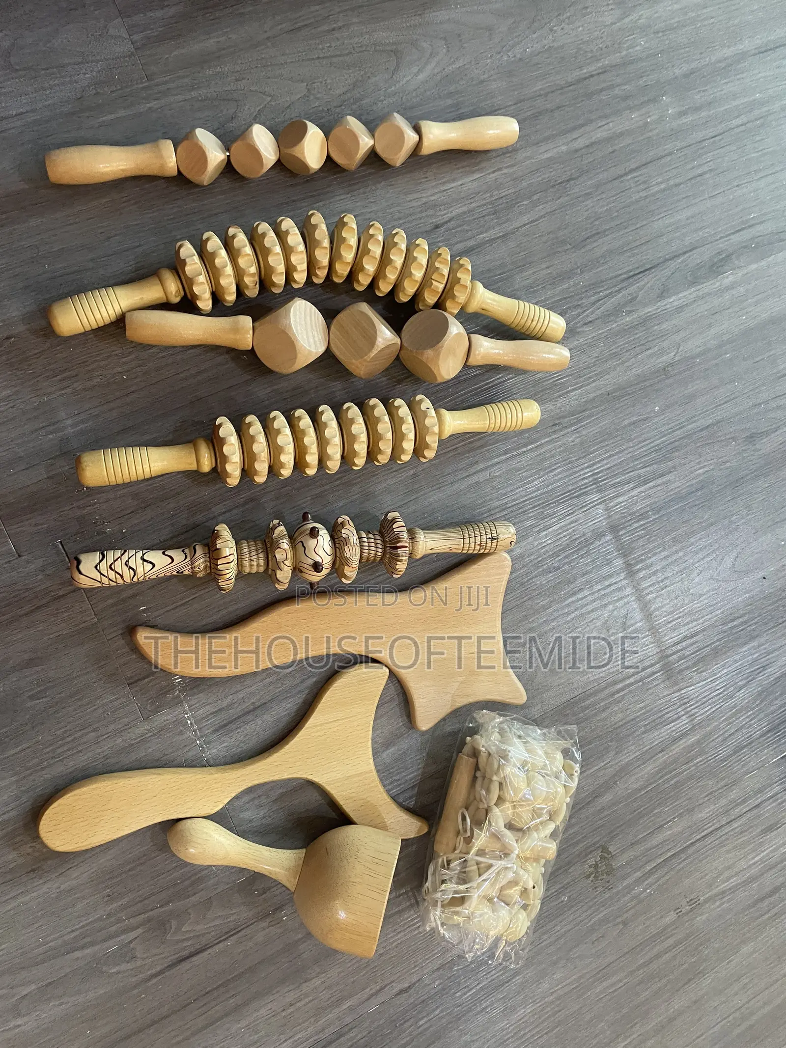 Wooden Massager Set