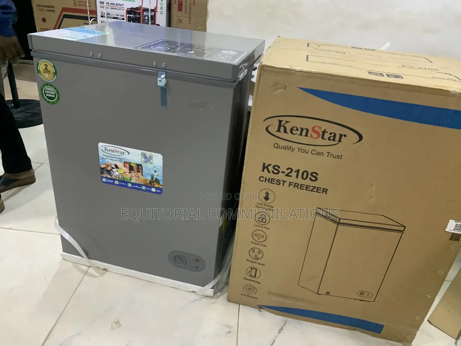 Kenstar KS-210S Extra-Space Deep 142L Chest Freezer