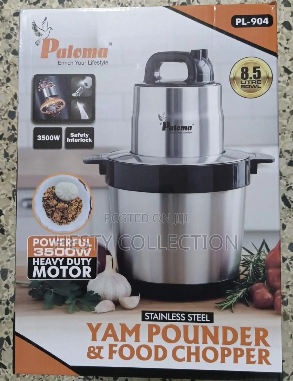 3L 5L 6L 8L Yam Pounder and Food Processor