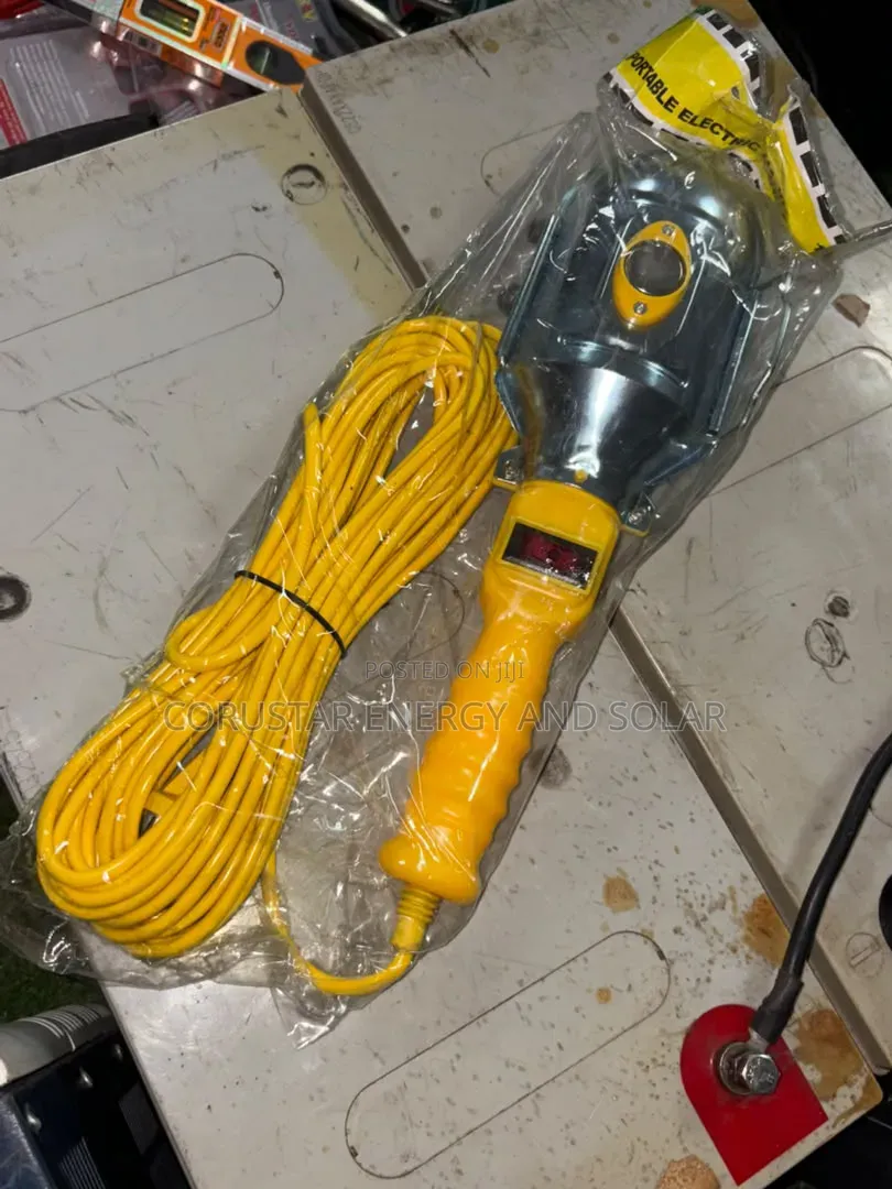 Portable Electric Hand Lamp 10m.