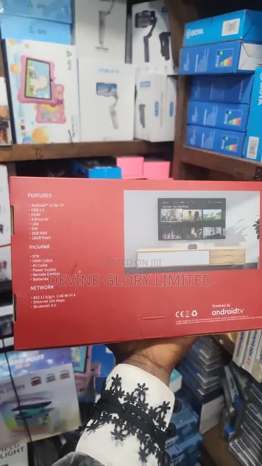 Airtel Android Smart TV Box With Built-in 4g/5g Wi-Fi Router