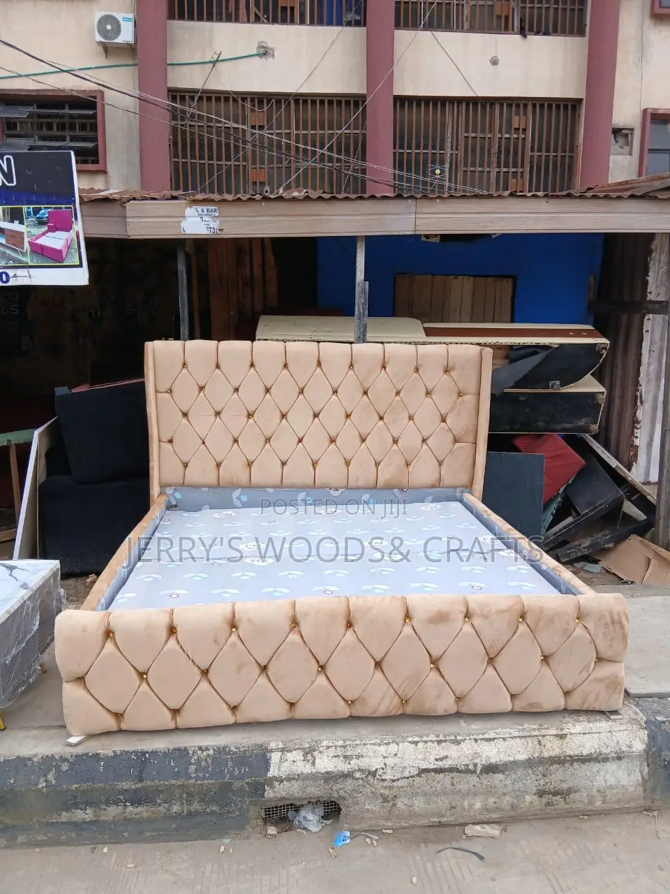 6by6feet Padded Bedframe
