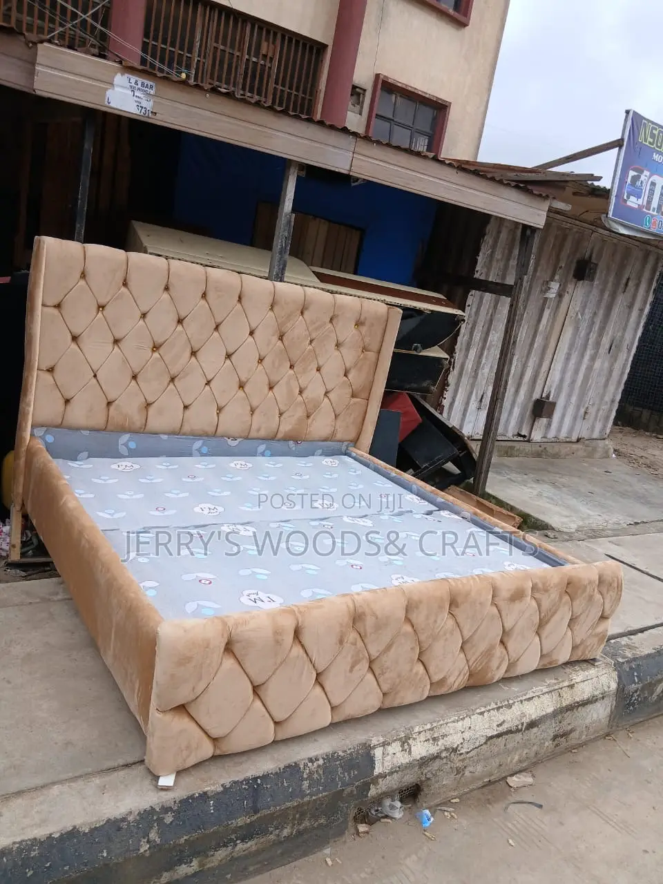 6by6feet Padded Bedframe